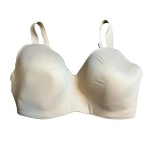 Auden Lightly Lined Wirefree Bra Tan Size 40DDD